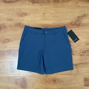 Lululemon Men ABC Classic Fit Navy Blue Shorts 7" Size 34 New With Tag